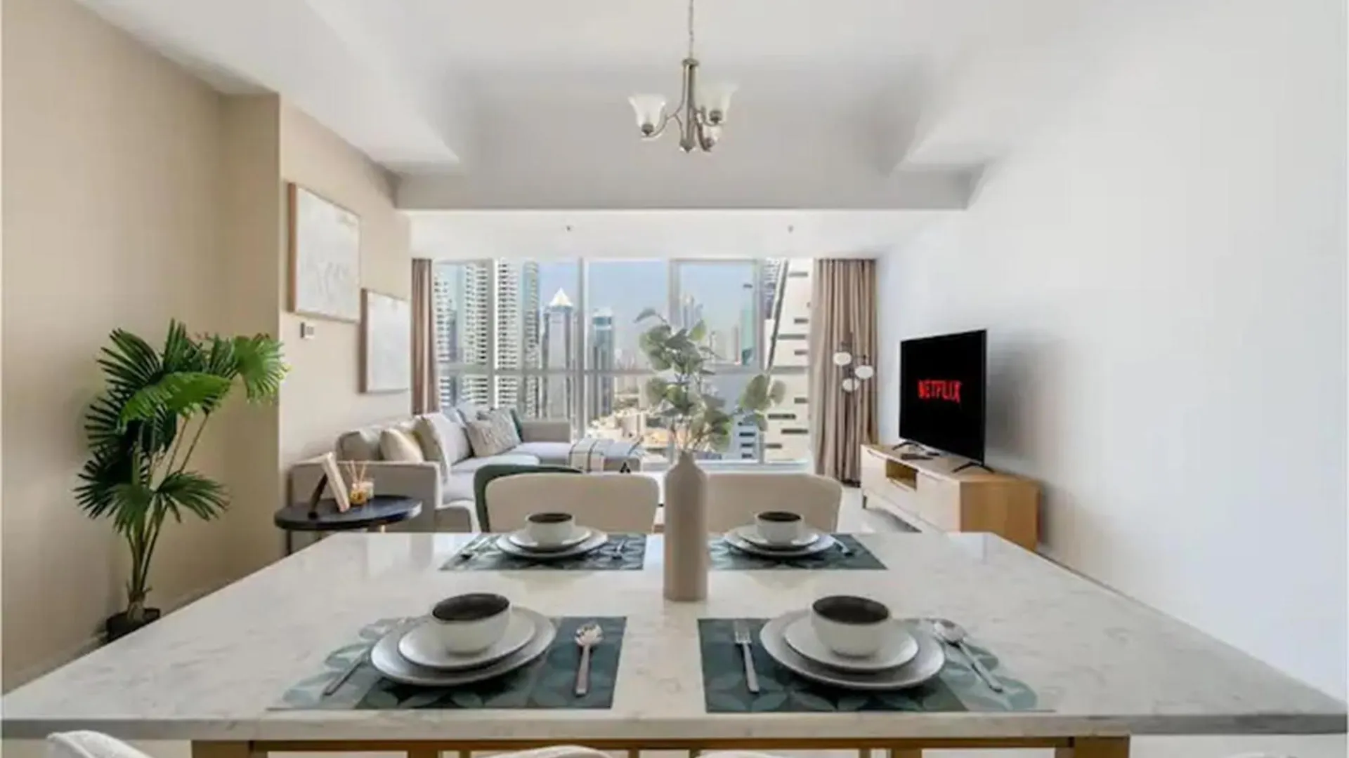 Elegant 1Br Apartment With Partial Sea View In Court Tower Dubai 0*,